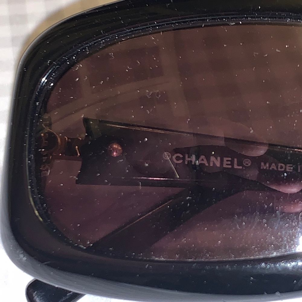 Vintage Authentic Iconic Jeweled Chanel Camellia Sunglasses - Picture 12 of 14